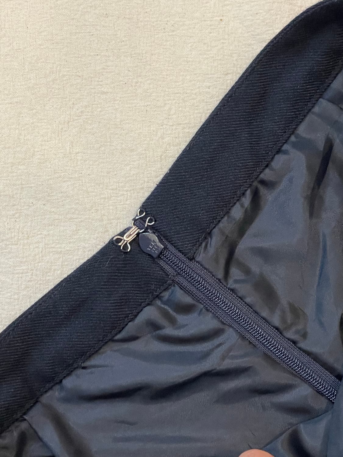 일본빈티지 체크배색주름스커트 상품이미지2