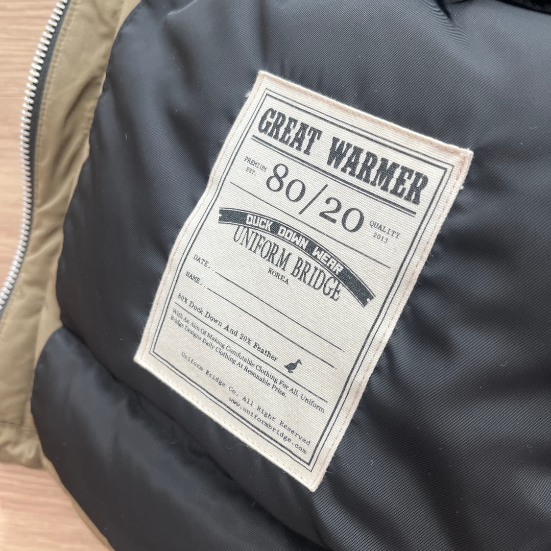 유니폼브릿지 패딩점퍼 상품이미지4