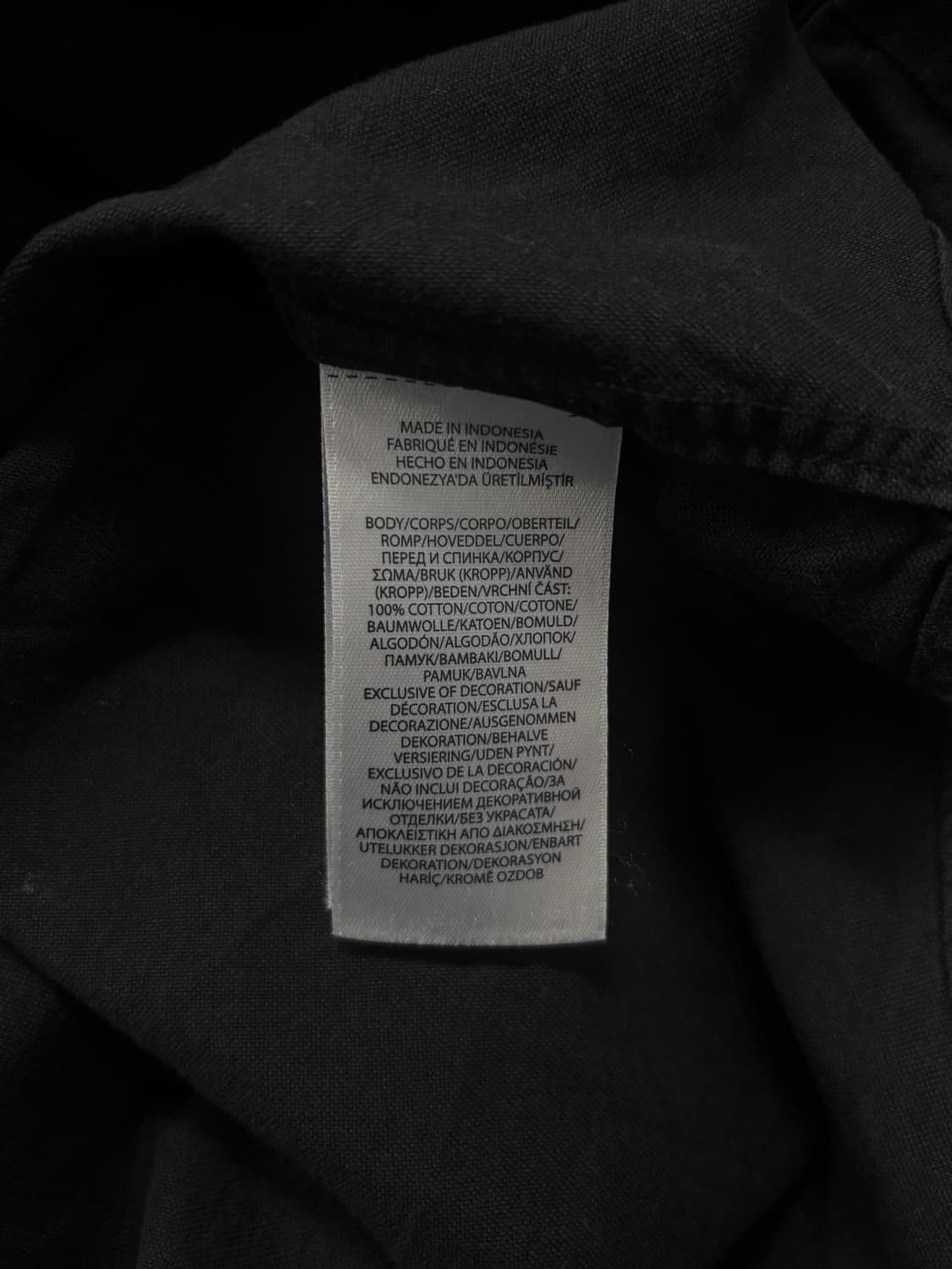 폴로 블랙 클래식 핏 셔츠 상품이미지8