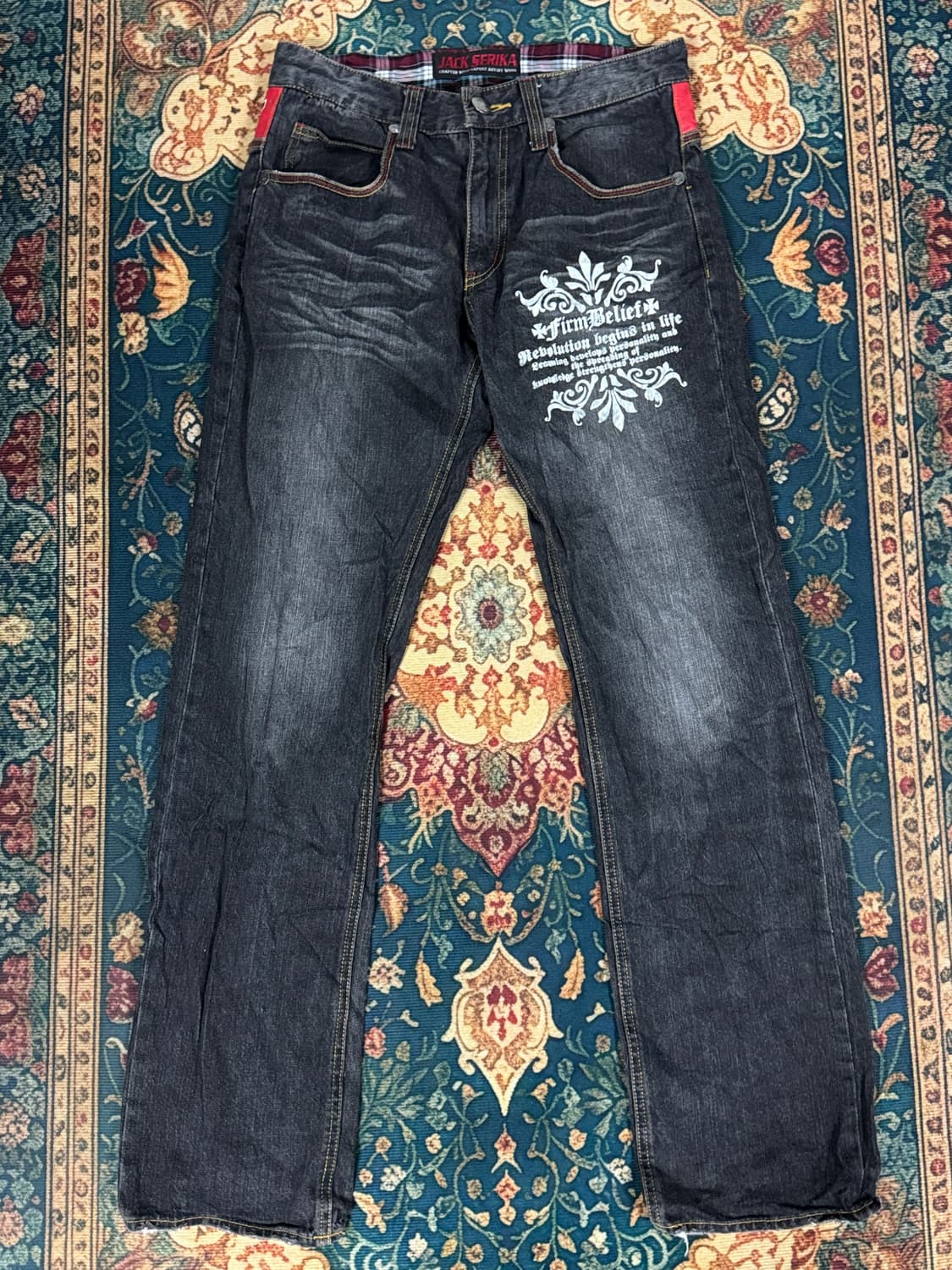JPN Y2K LETTERING PANTS 3715 상품이미지1