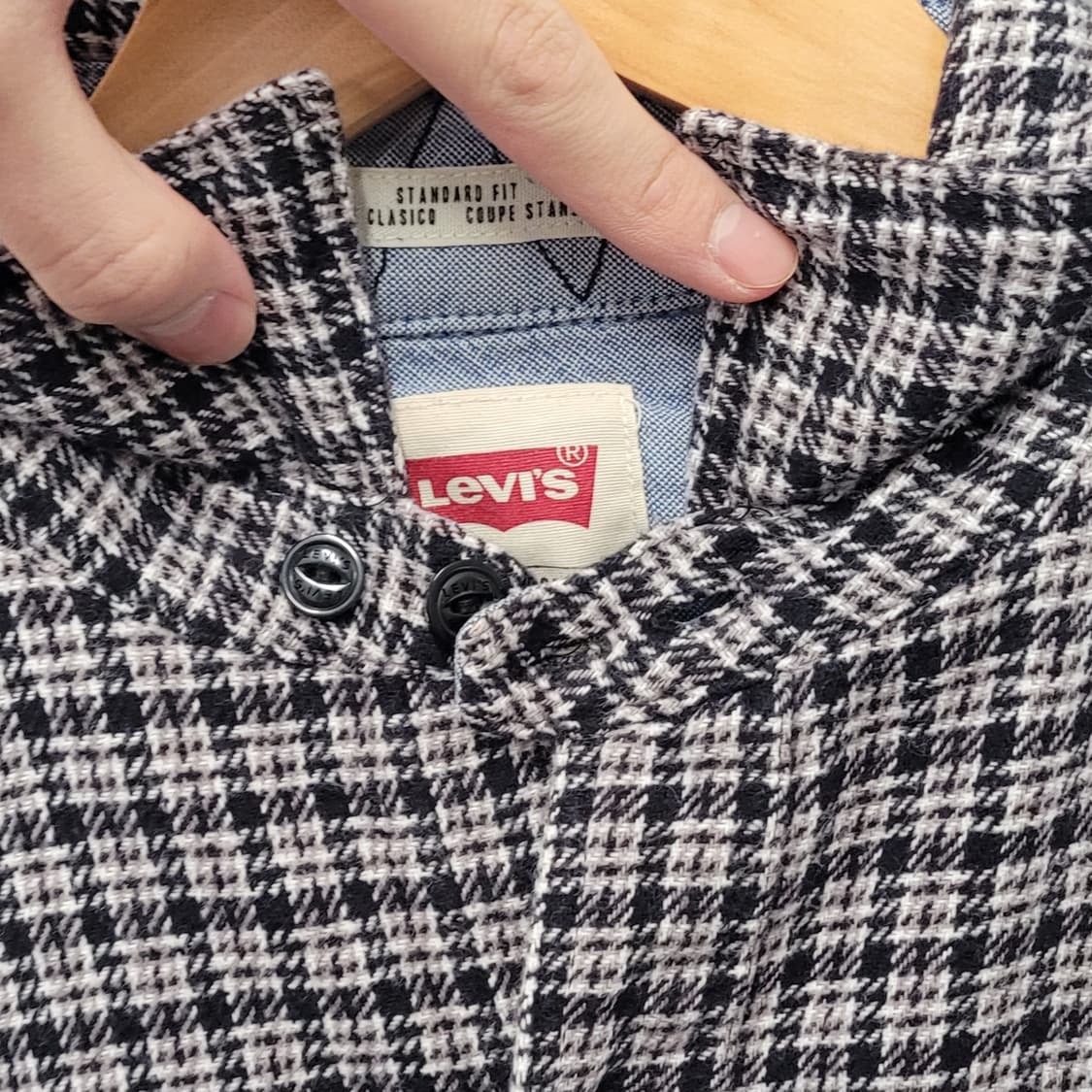 Levi's 리바이스 포플린 체크 셔츠 상품이미지4