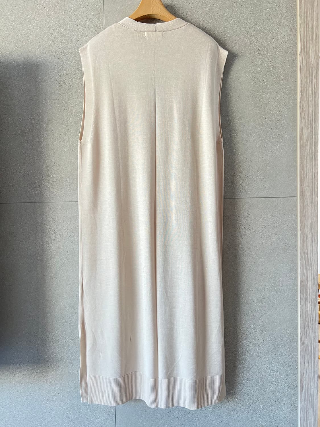 H&M 아이보리 브이넥 니트 롱 가디건 여성 상품이미지2