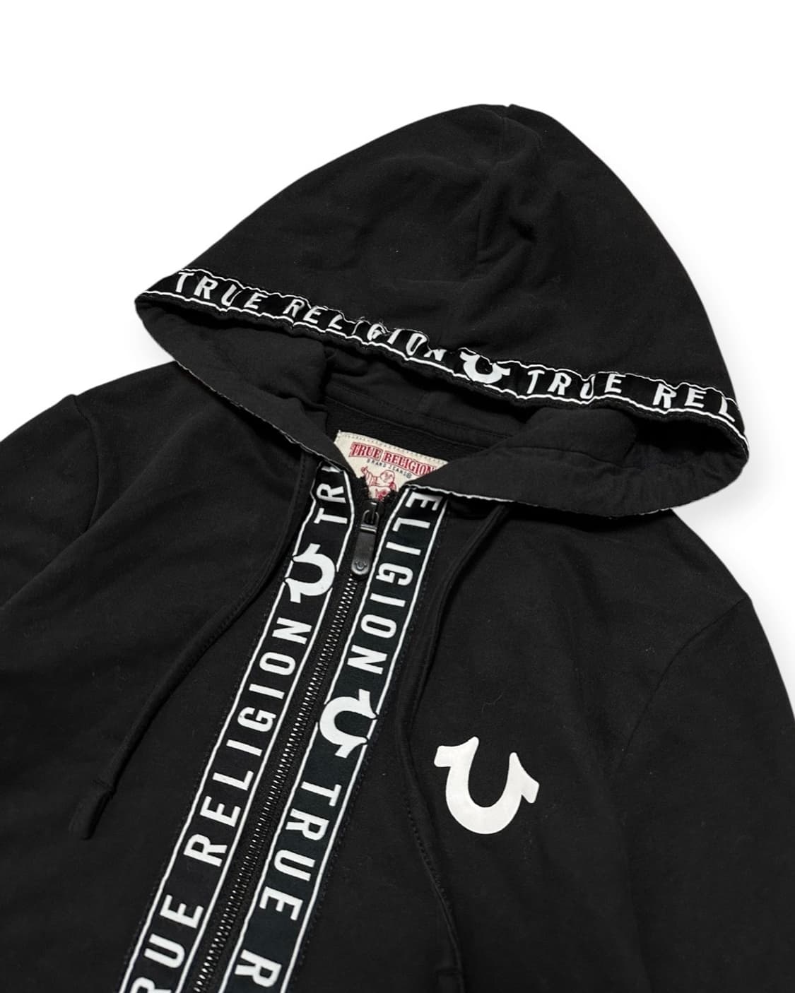 트루릴리젼 y2k 블랙 후드집업 상품이미지2