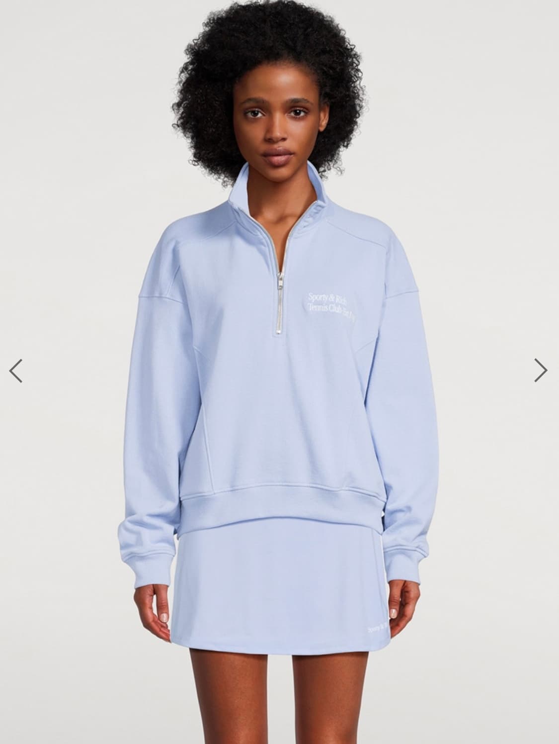 Sporty&Rich 스포티앤리치 쿼터집 풀오버 [L] 상품이미지1