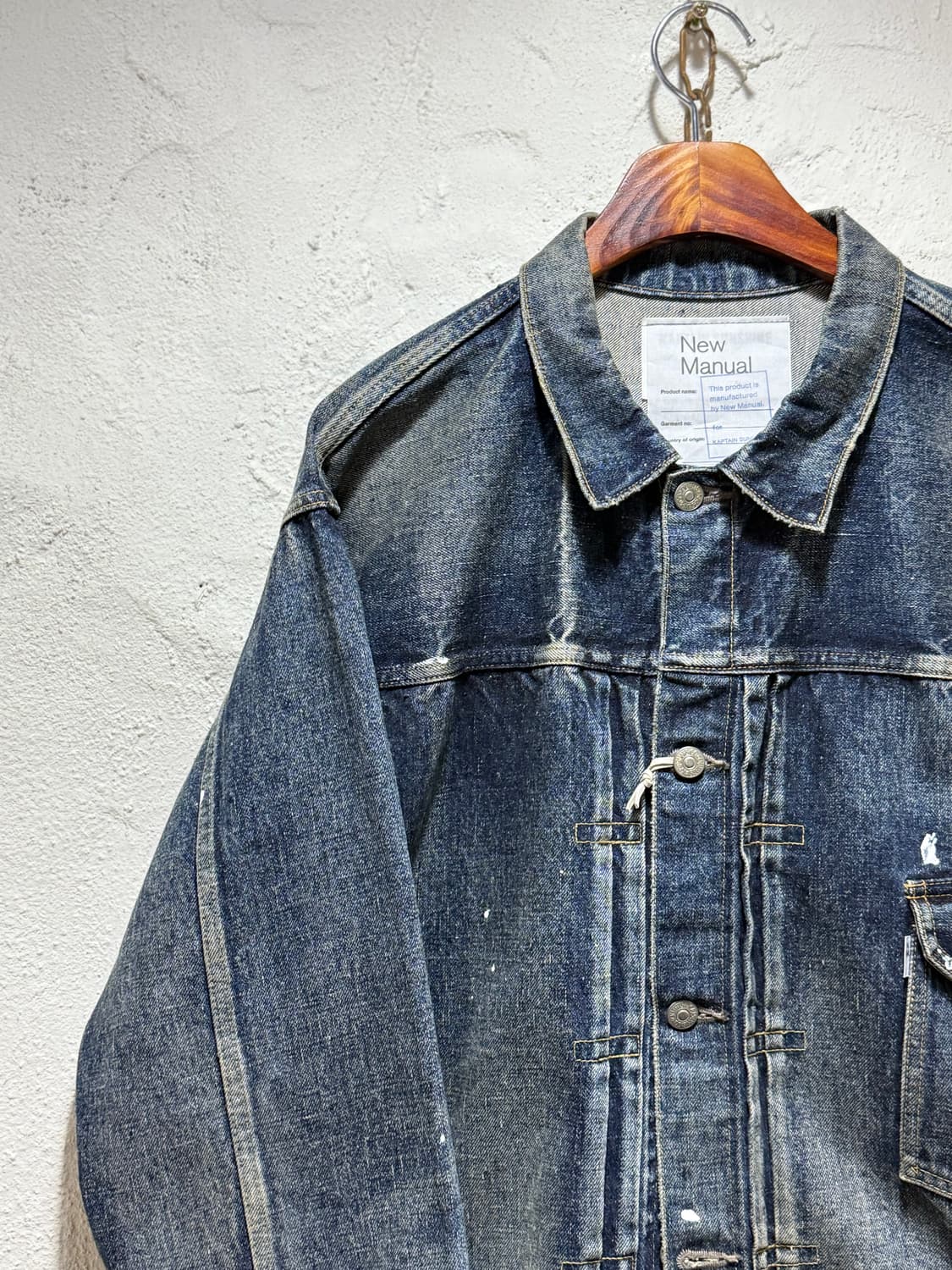 Kaptain Sun x New Manual t-Back Denim Ja 상품이미지2