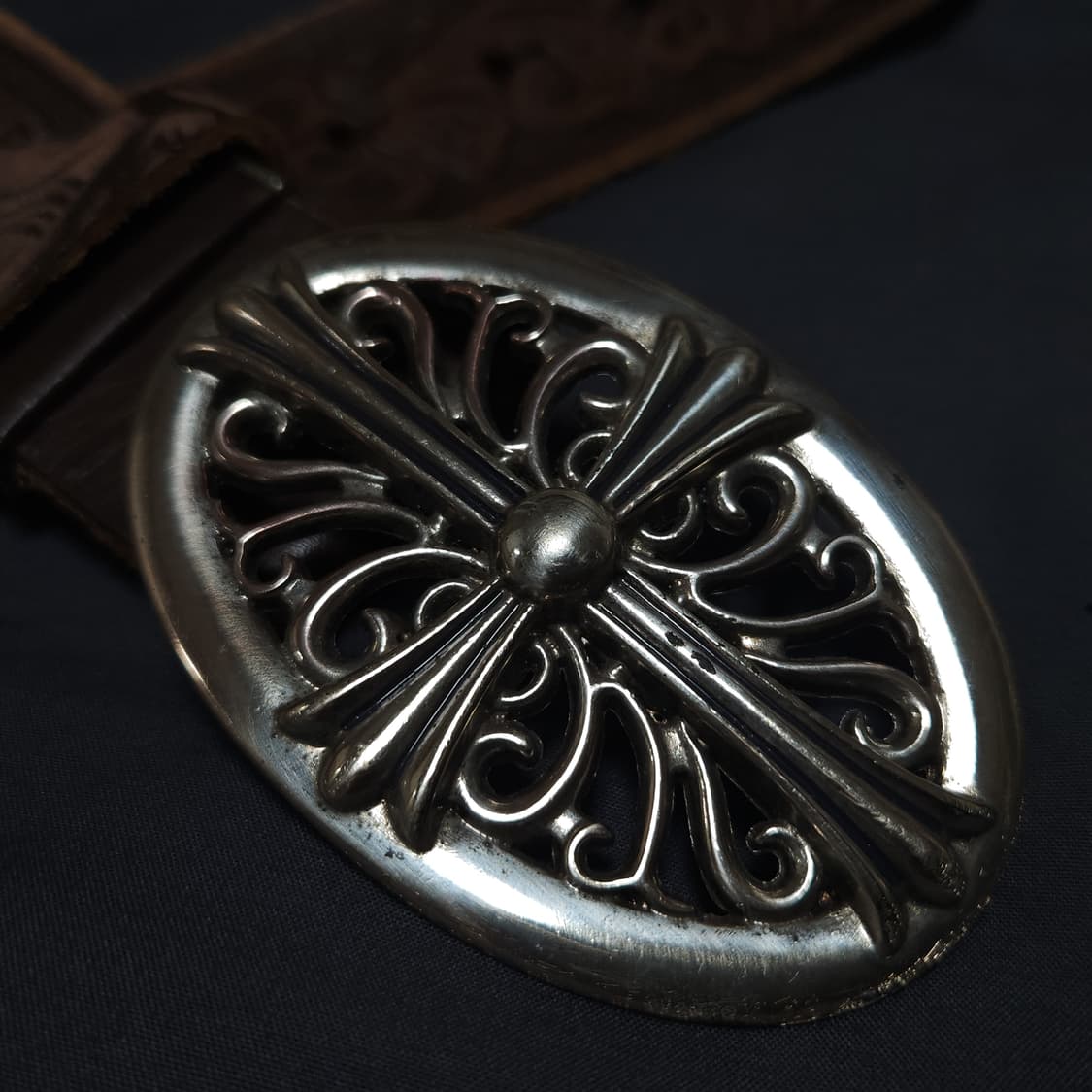 빈티지 웨스턴 레더 벨트 상품이미지3