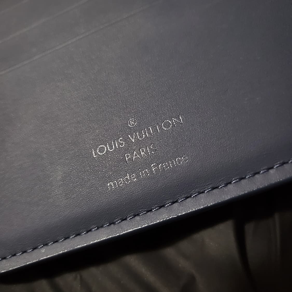 [한정판/풀구성] 루이비통 쉐도우 멀티플 반지갑 네이비 리버 블루  상품이미지5