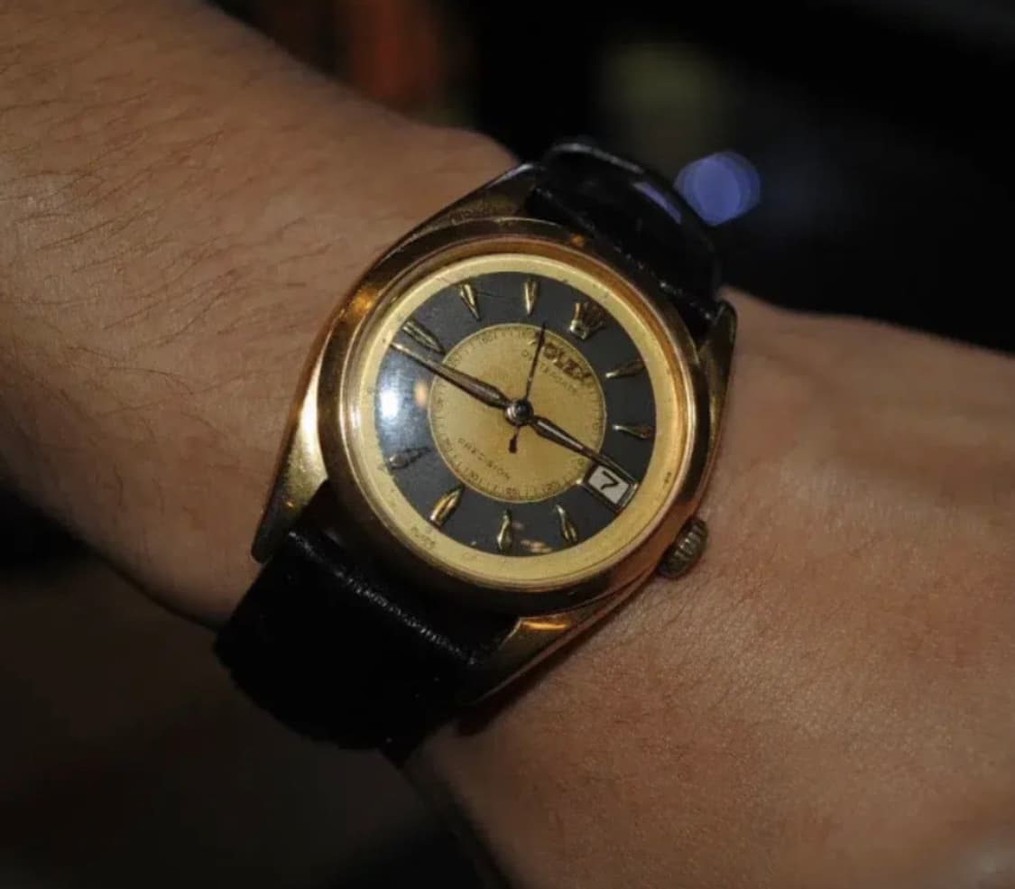 롤렉스 오이스터 투톤다이얼 '턱시도 골드' 워치 상품이미지2