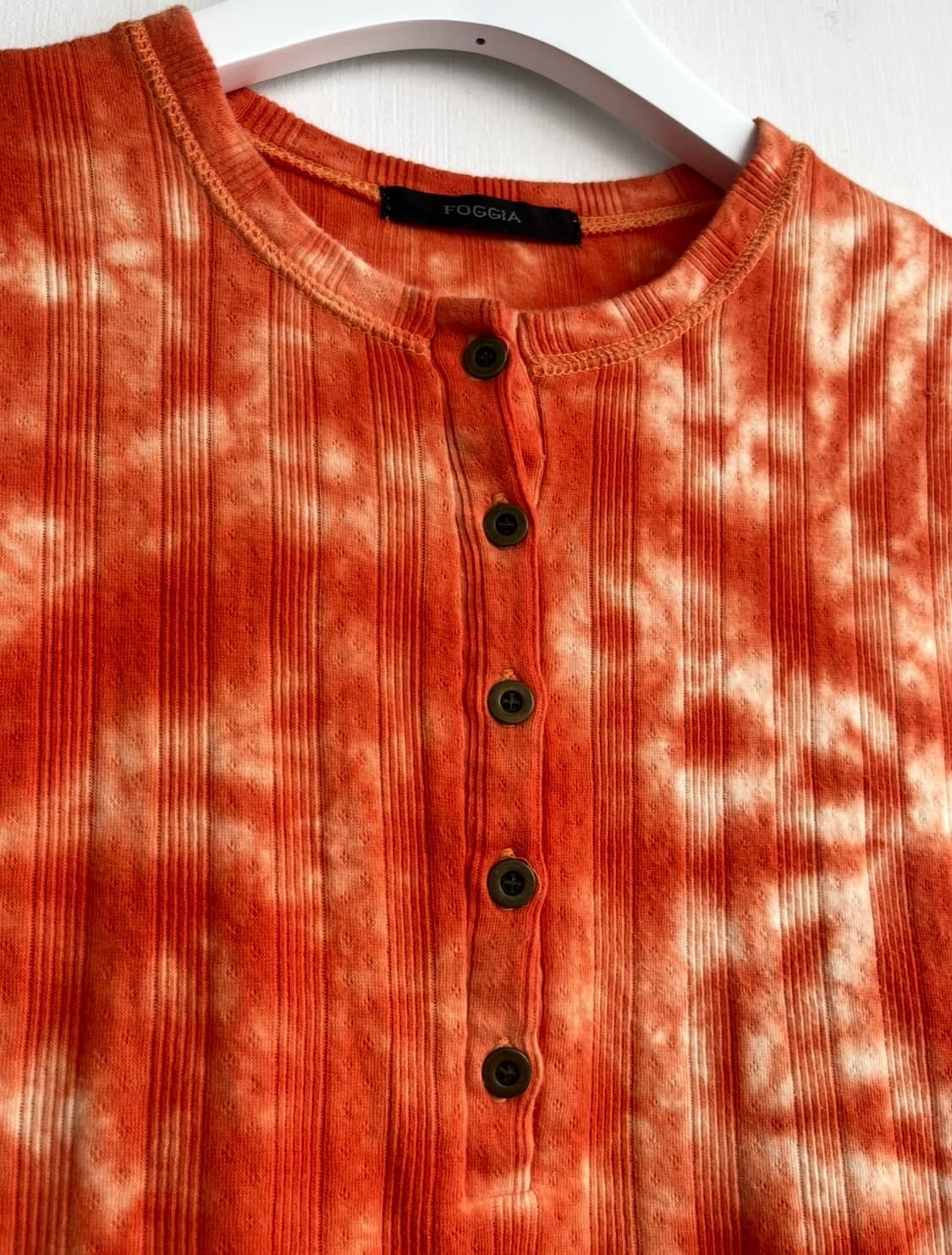 FOGGIA 선셋 오렌지 타이다이 티셔츠 상품이미지3