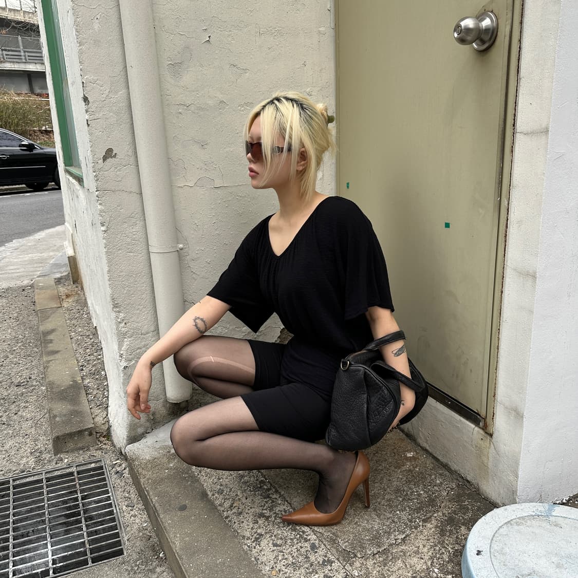 00s 세르지오 로시 가죽 스틸레토 포인트 펌프스 상품이미지9