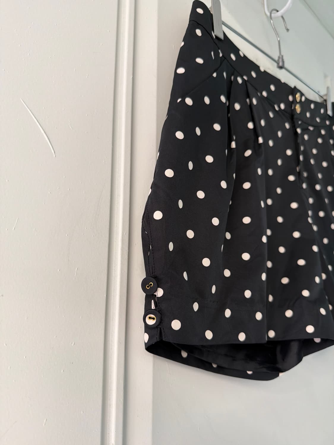 일본빈티지 도트 반바지 숏팬츠 상품이미지3