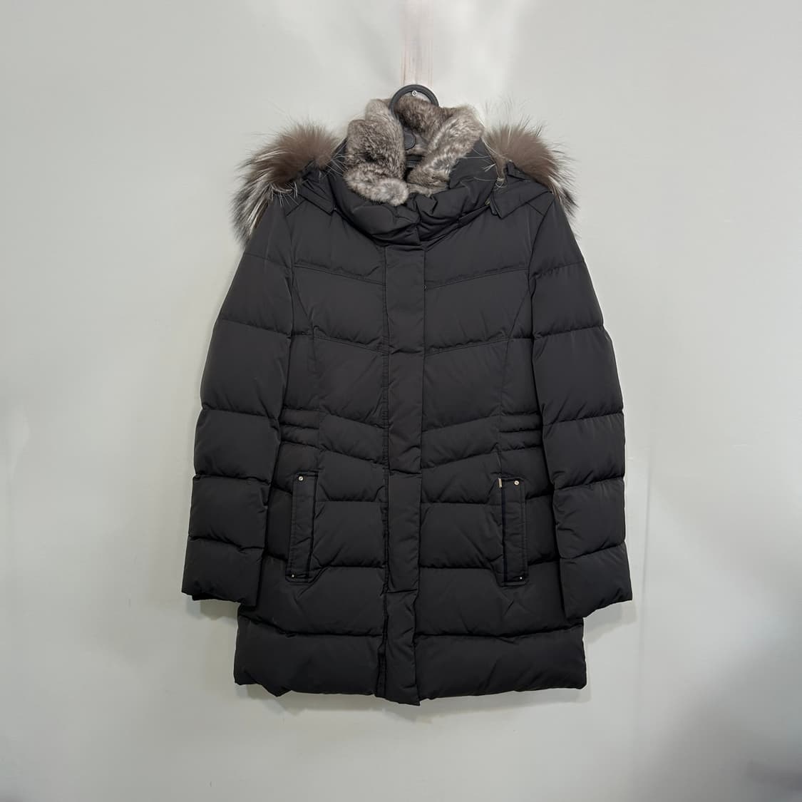 헤지스여성 구스다운 롱패딩 85 상품이미지1