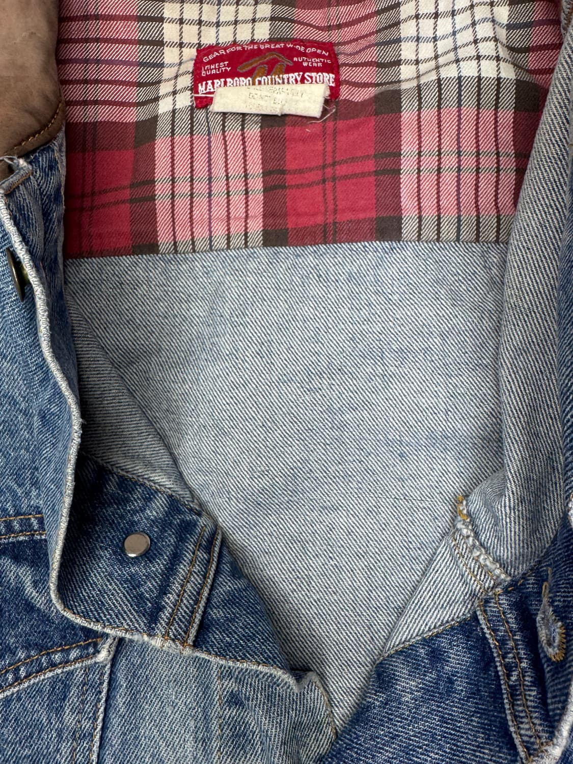 빈티지 90s 말보로 컨츄리 MARLBORO 데님자켓 L 상품이미지5