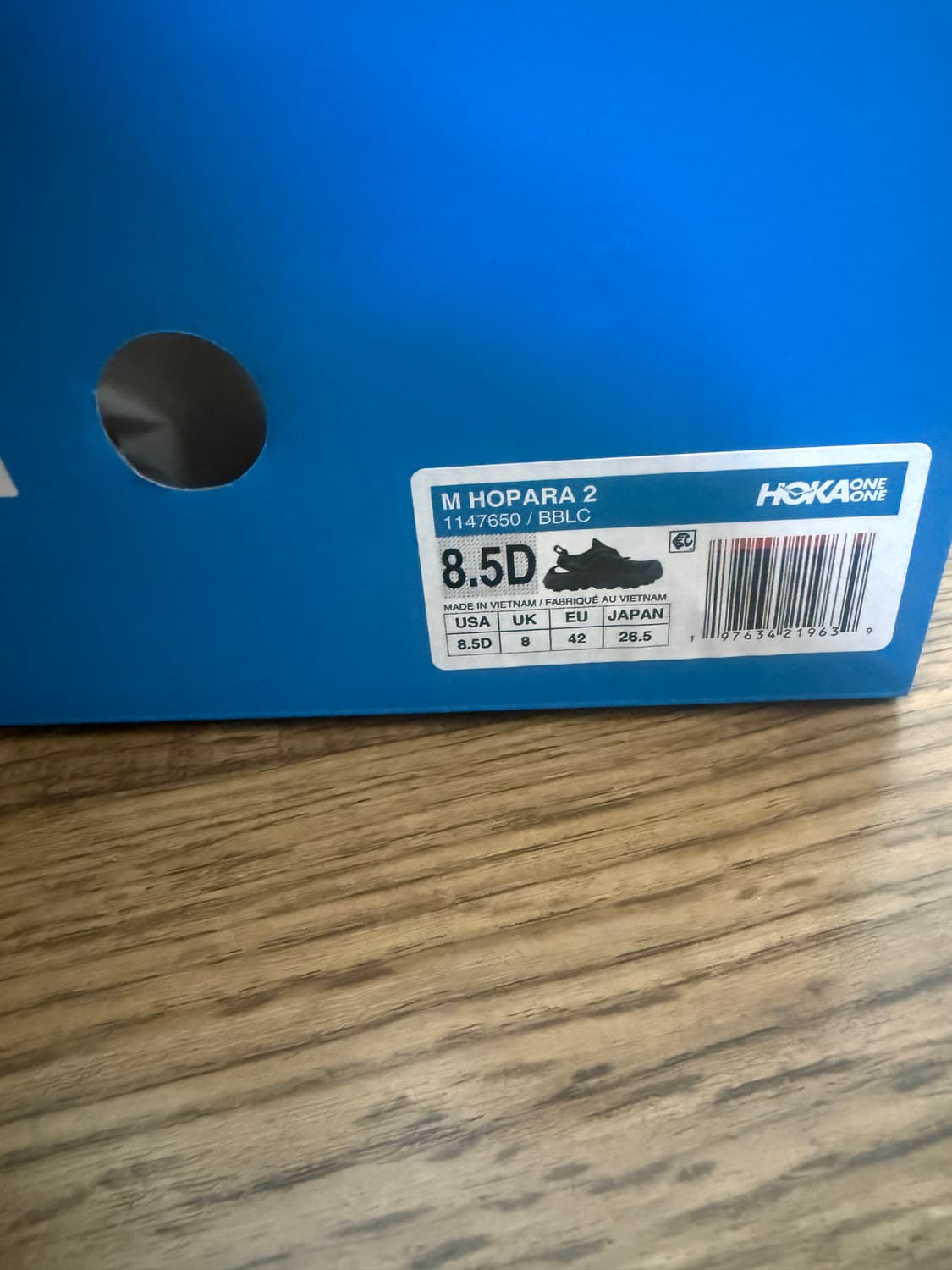 호카 호파라2 블랙 265 상품이미지2