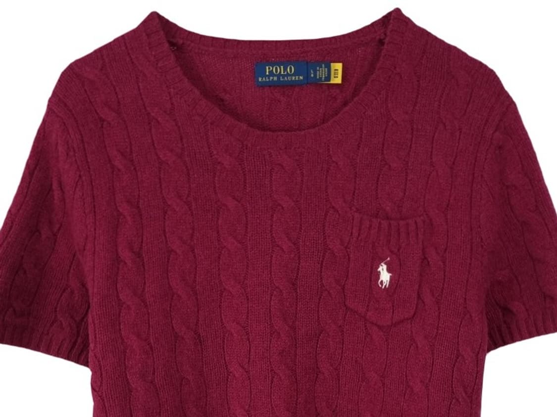 [폴로 랄프로렌] 신형 포니 로고 자수 포켓 반팔 니트 M19435 상품이미지4