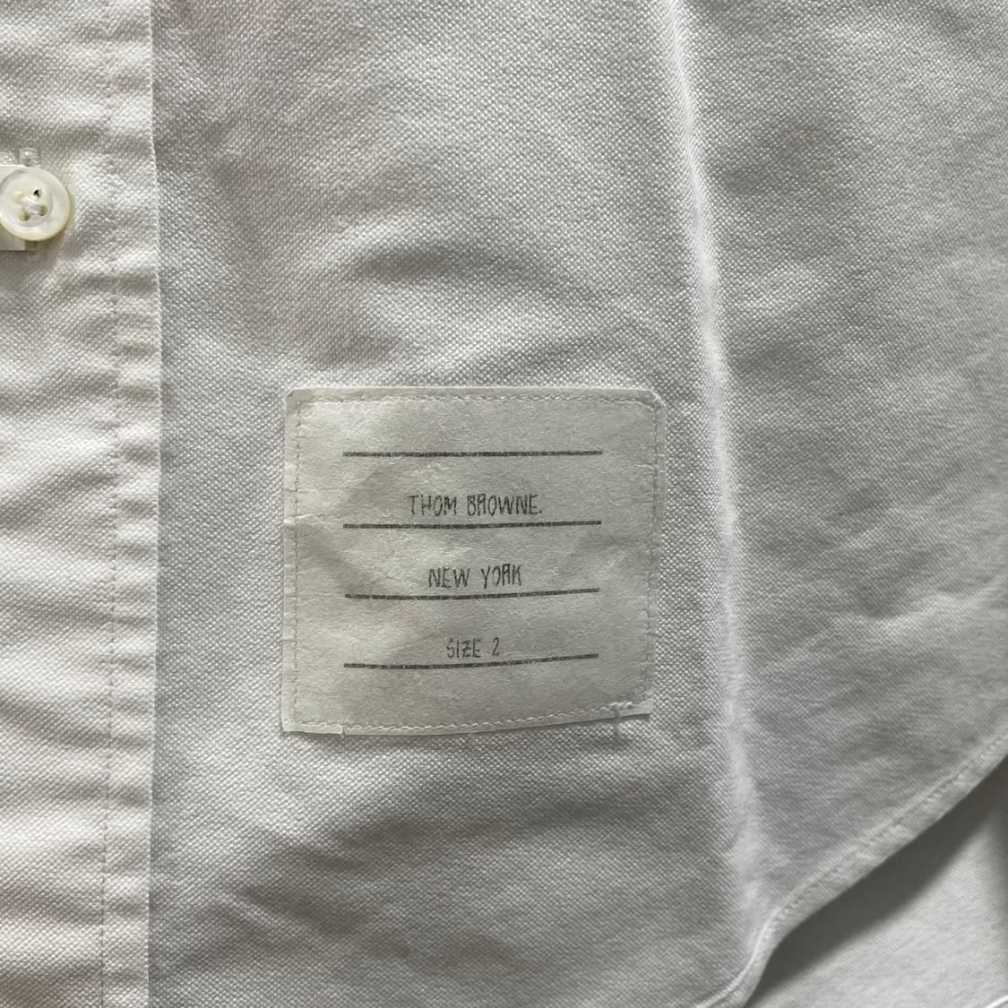 톰브라운/ 블랙 테이핑 화이트 셔츠/ 2 상품이미지6
