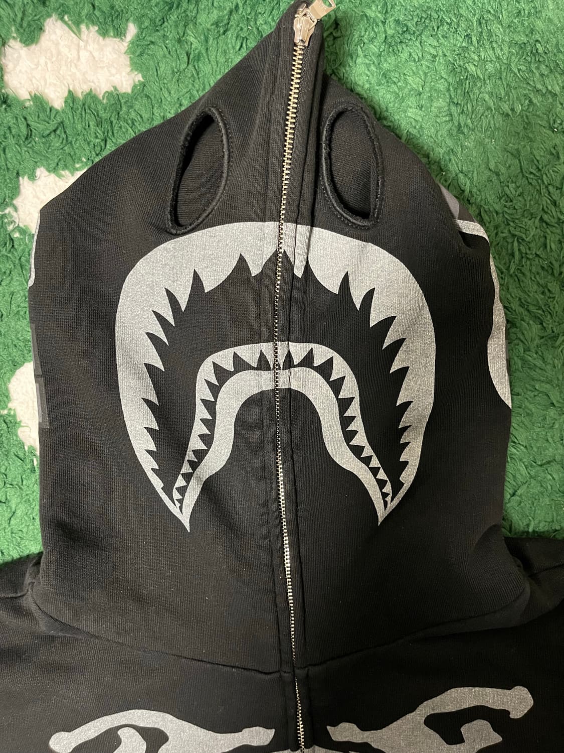 [XL] 베이프 스켈레톤 샤크후드 블랙 상품이미지3