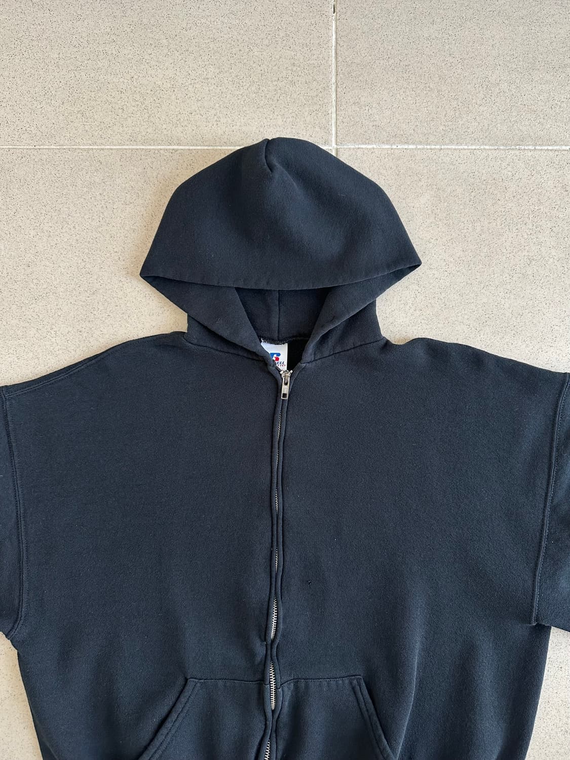 00s 빈티지 러셀 후드집업 블랙 L 상품이미지4
