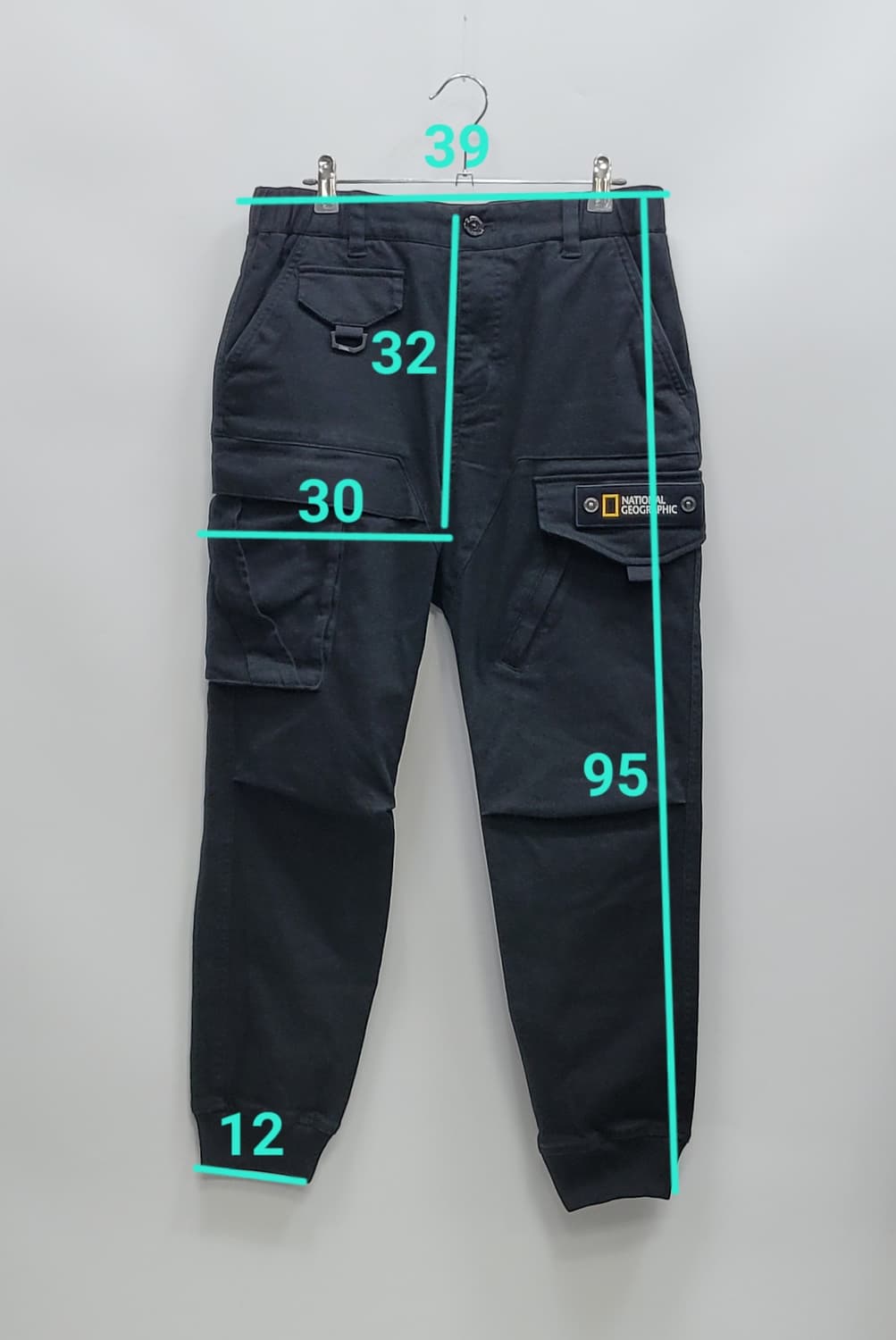 내셔널지오그래픽 21FW 크로우 카고 조거 팬츠 / 남 76 블랙 상품이미지10