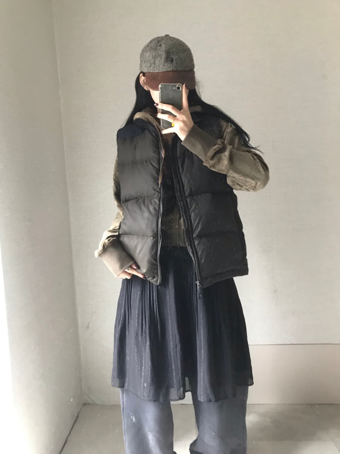 폴로 카키 패딩조끼 상품이미지3