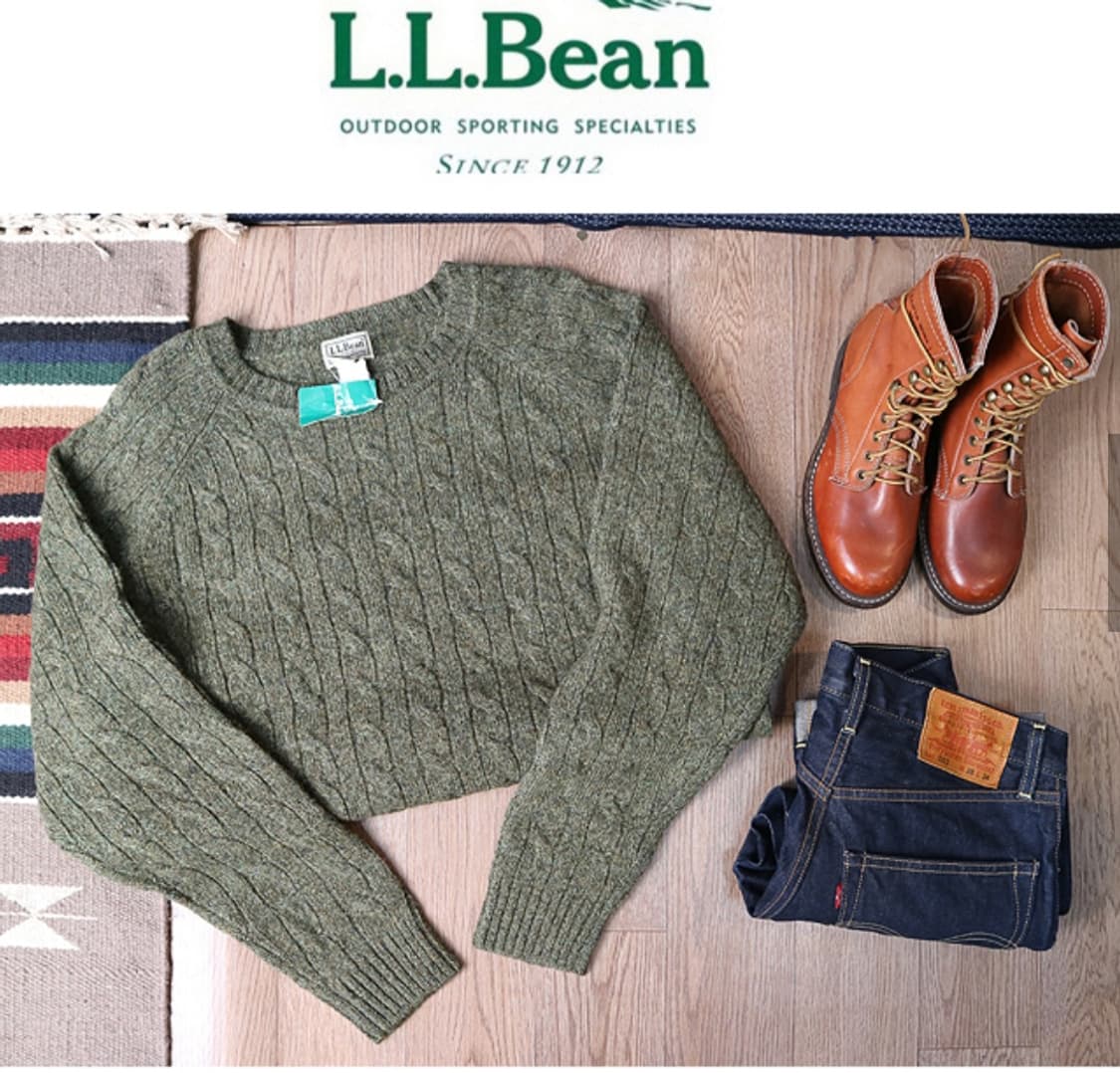 일본판 L.L BEAN 엘엘빈 울100% 꽈베기니트

새제품  상품이미지1