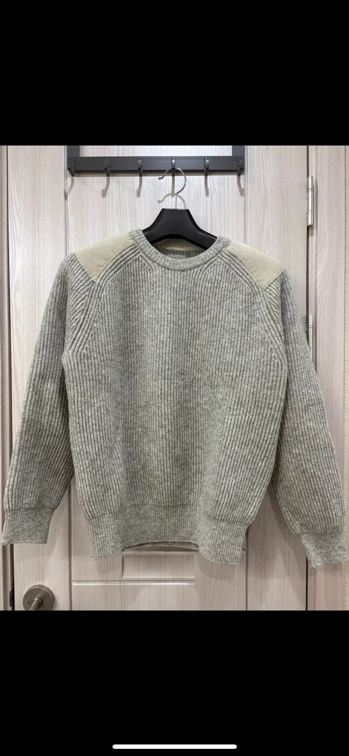 포터리 밀리터리 니트 에크루 2 상품이미지1