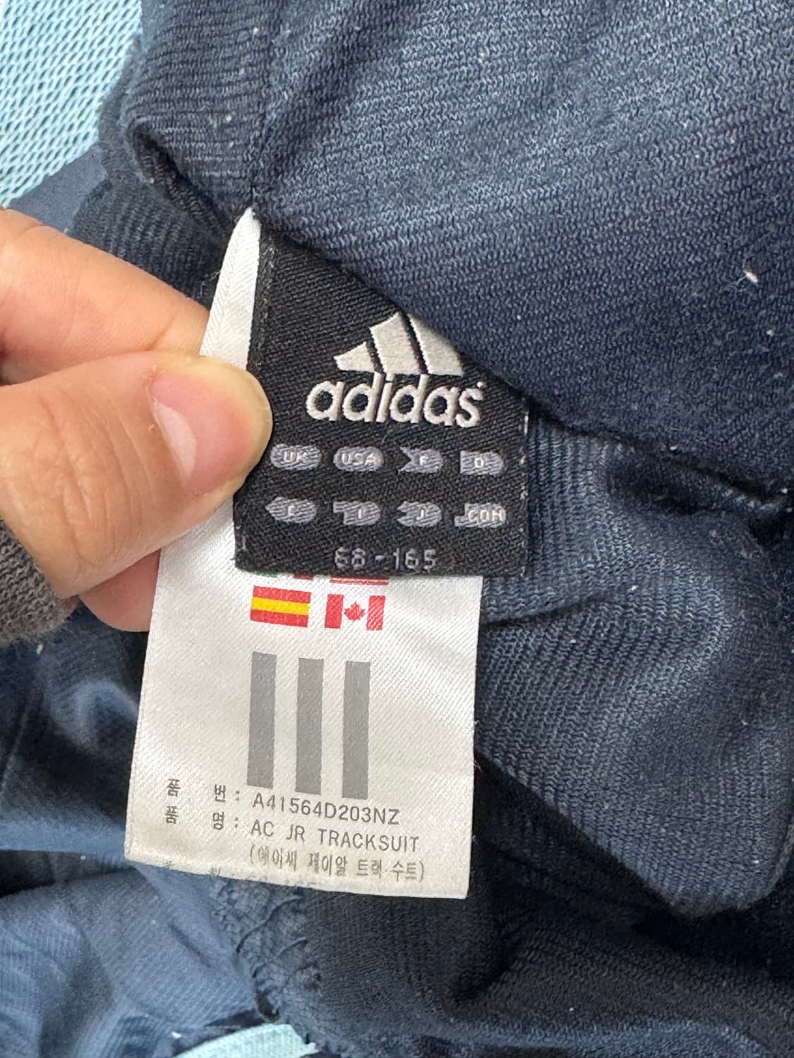Adidas 아디다스 빈티지 사이드 라인 트랙 팬츠 네이비 상품이미지6