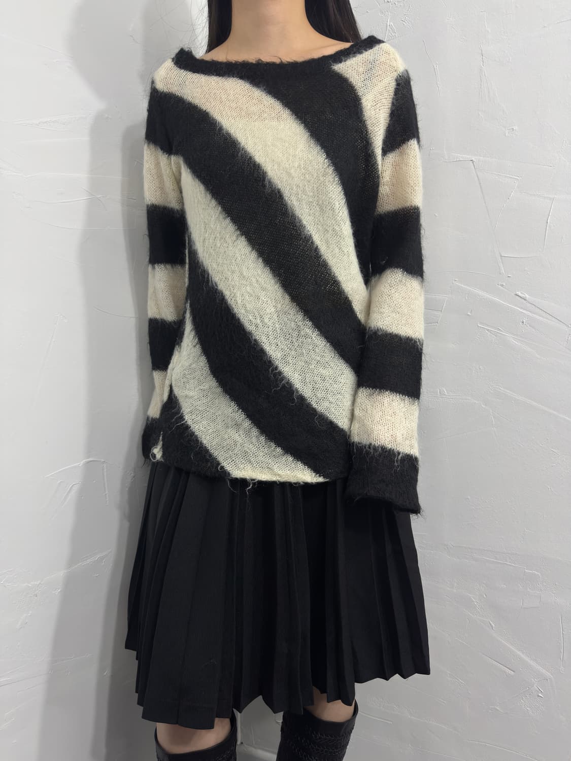 lowrys farm stripe knit top 상품이미지3