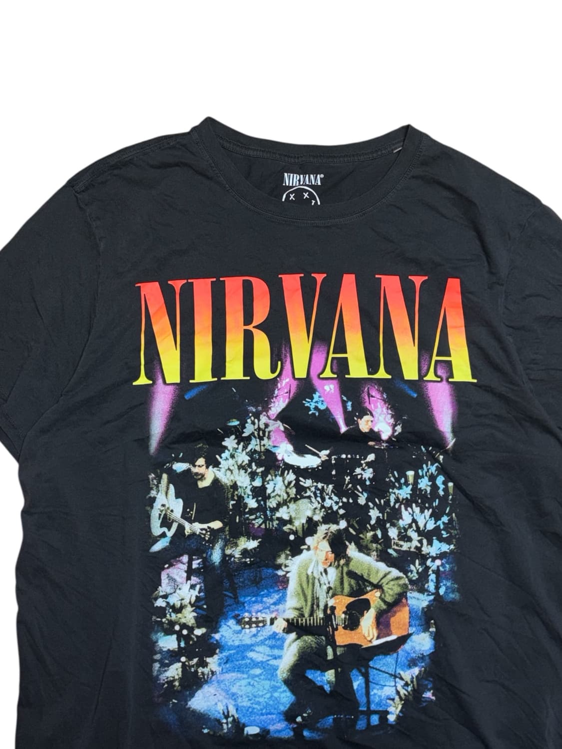 너바나 nirvana 공식 반팔 밴드티 상품이미지3