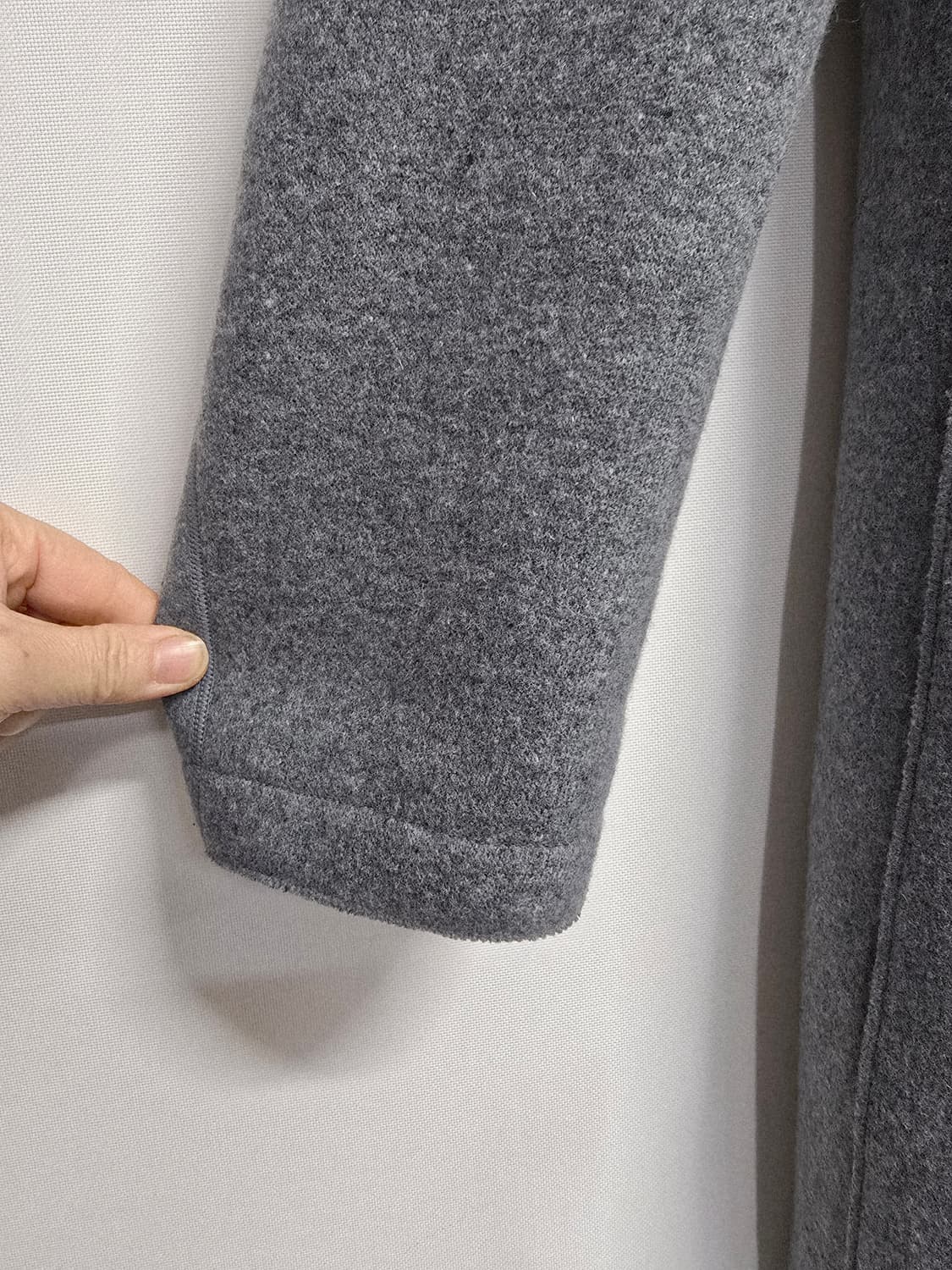 헤지스 mr 모직 혼방 그레이 자켓 코트 상품이미지4