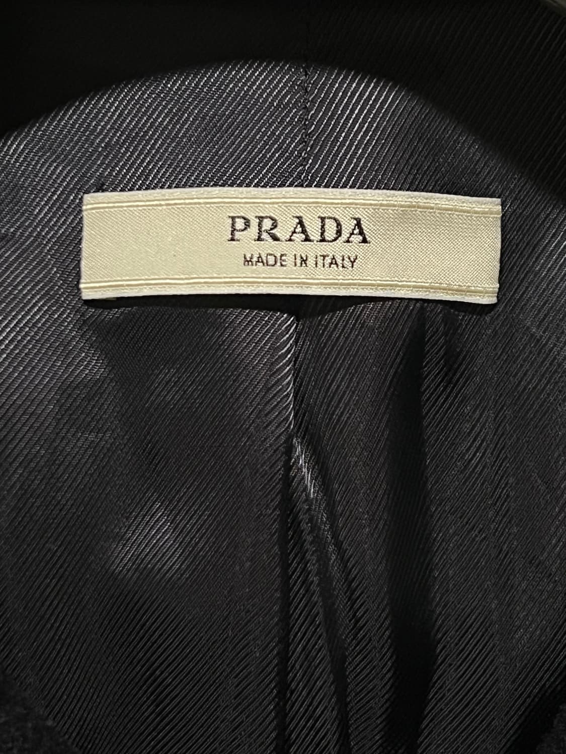 PRADA Navy Frill Virgin Wool Jacket 38 상품이미지3