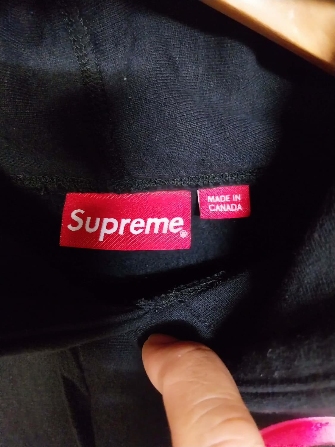 슈프림 S로고 후드티 블랙 M 상품이미지3