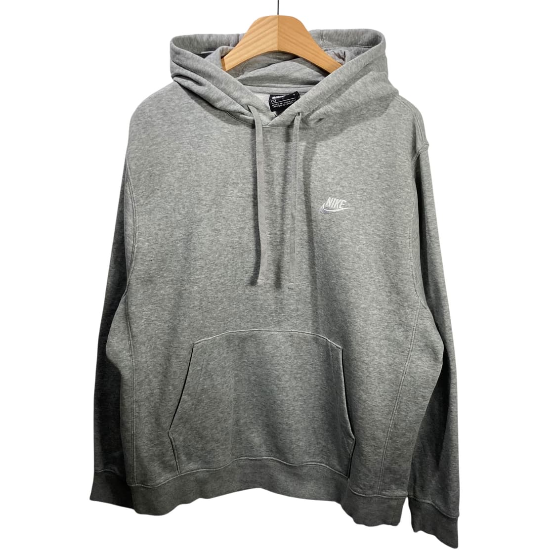 나이키 클럽로고 그레이 후드 상품이미지2