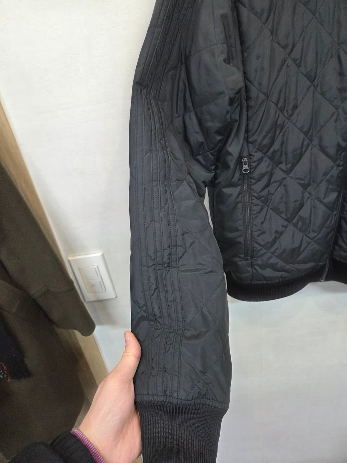 아디다스 컴벳 퀄팅 봄버자켓 90 상품이미지6