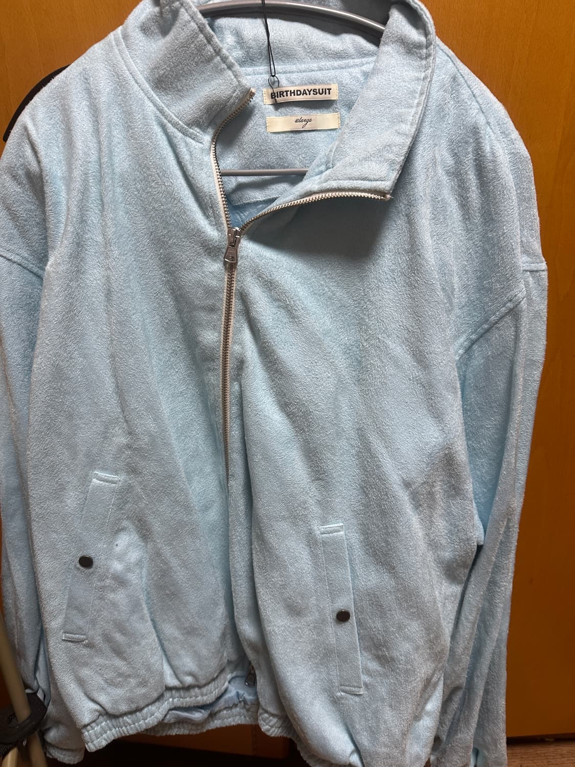 벌스데이수트 스카이블루 해링턴자켓 상품이미지1