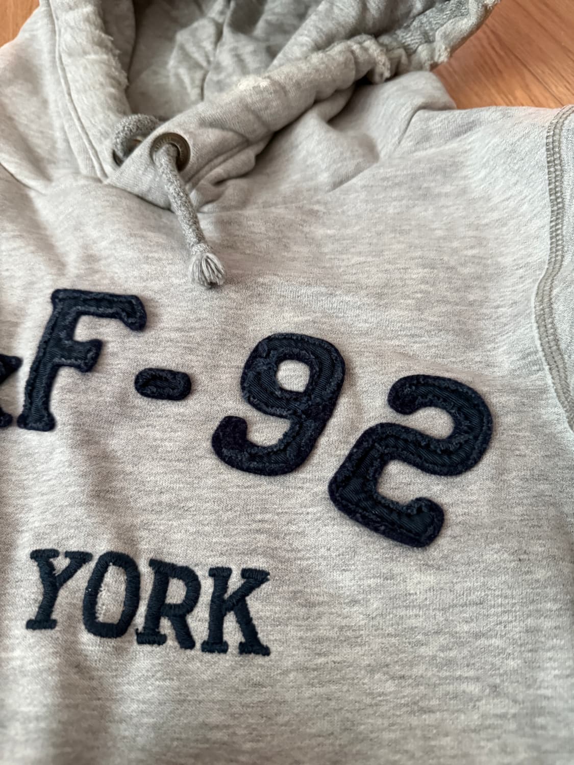 아베크롬비 A&F-92 후드티 그레이 남녀공용 구재 빈티지 상품이미지2
