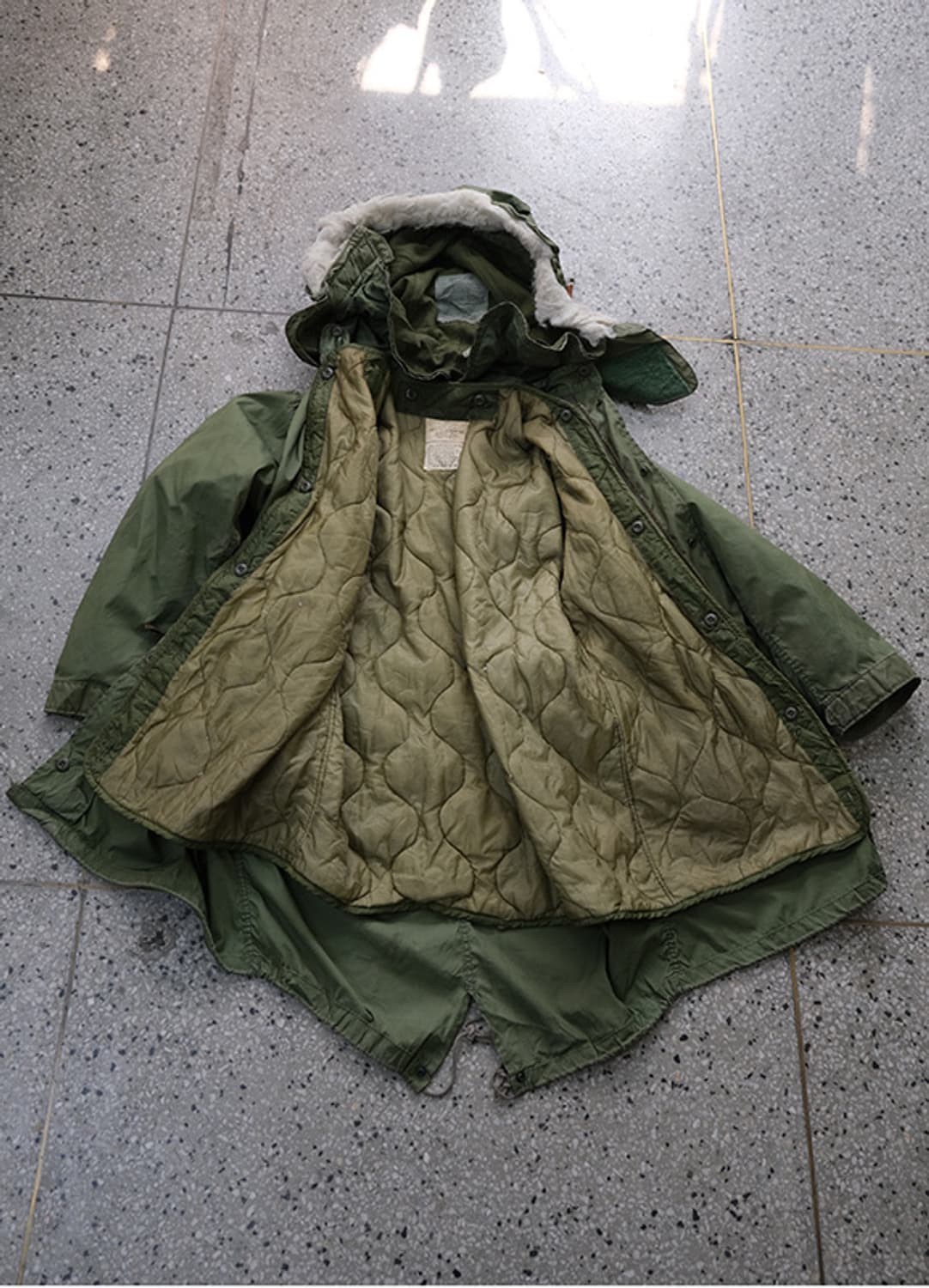 80s 밀리터리 m65 파카 xs  상품이미지2