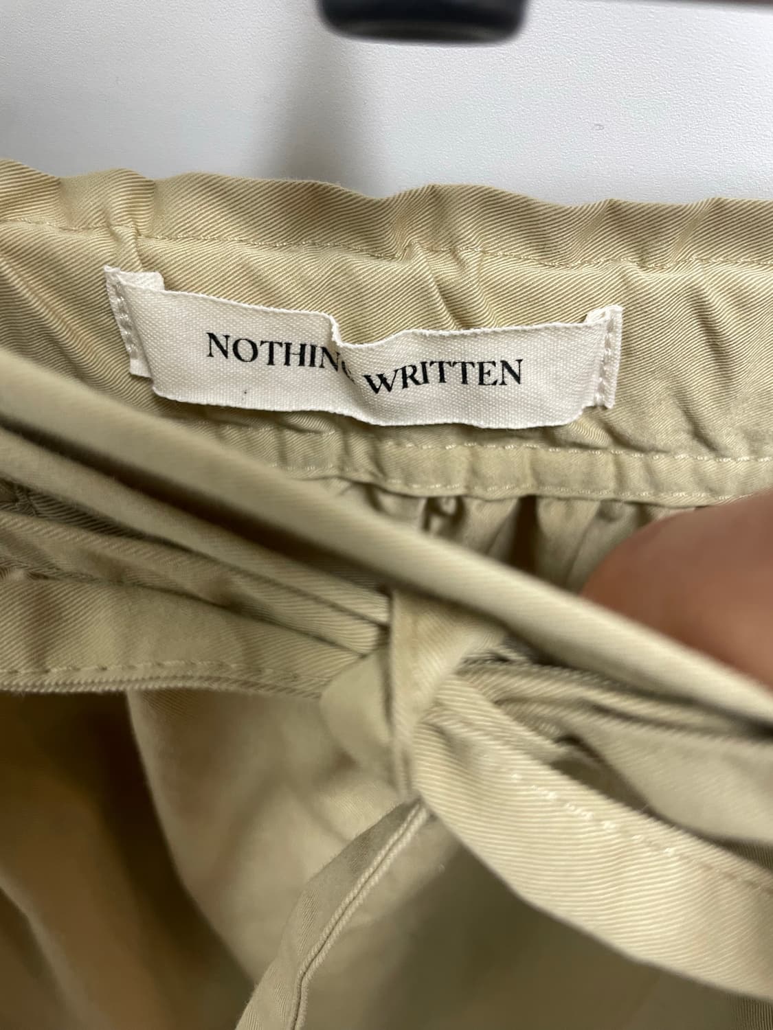 낫띵리튼 casali 스커트 베이지 상품이미지6