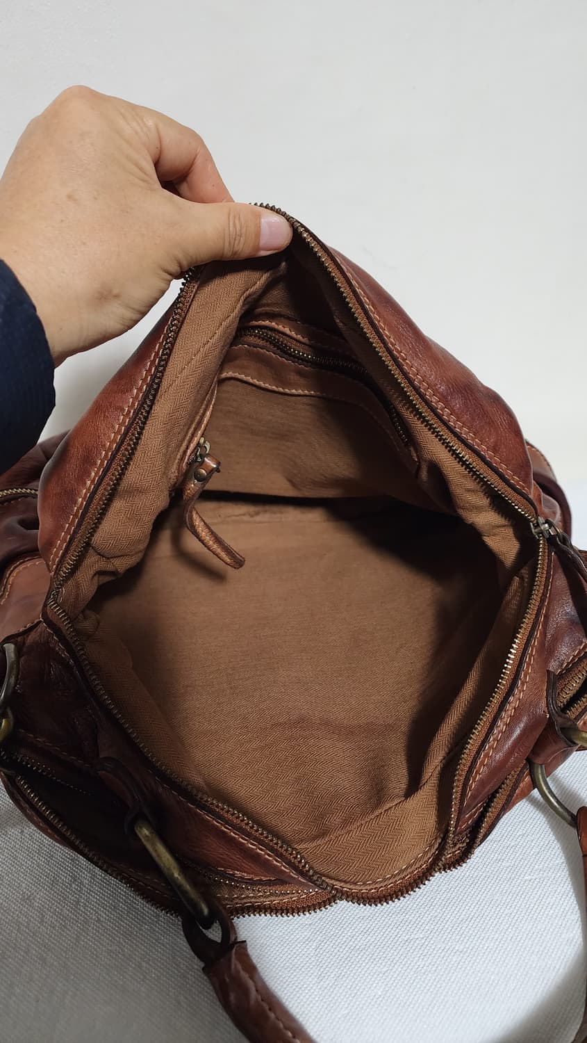 이태리 가죽 위빙 크로스백 토트백 여행용 가방 상품이미지8