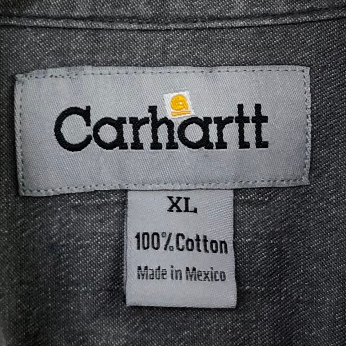 Xxl 칼하트 데님 셔츠 상품이미지3