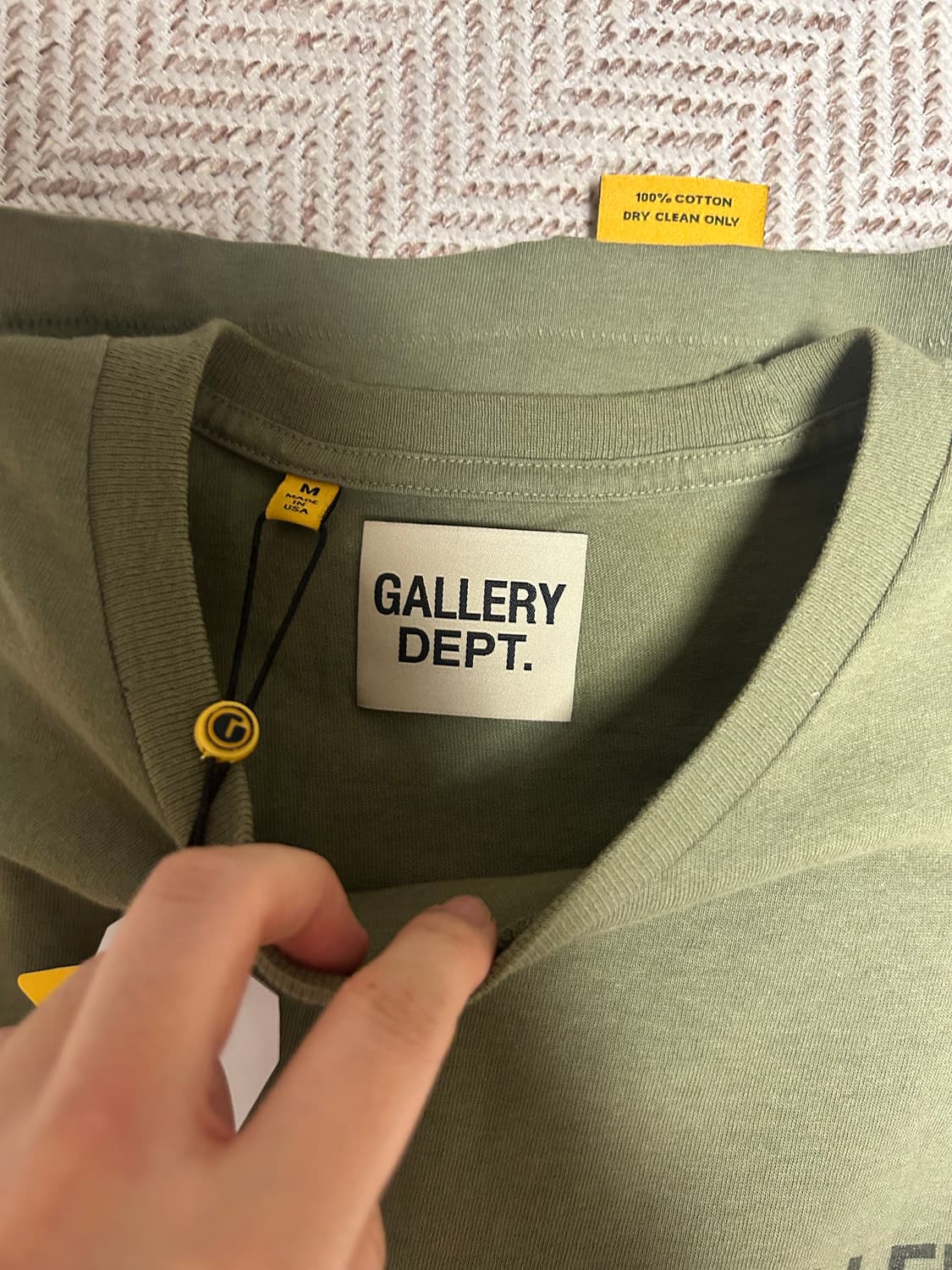 갤댑 25FW 신상 올리브 티셔츠(새재품) 상품이미지6