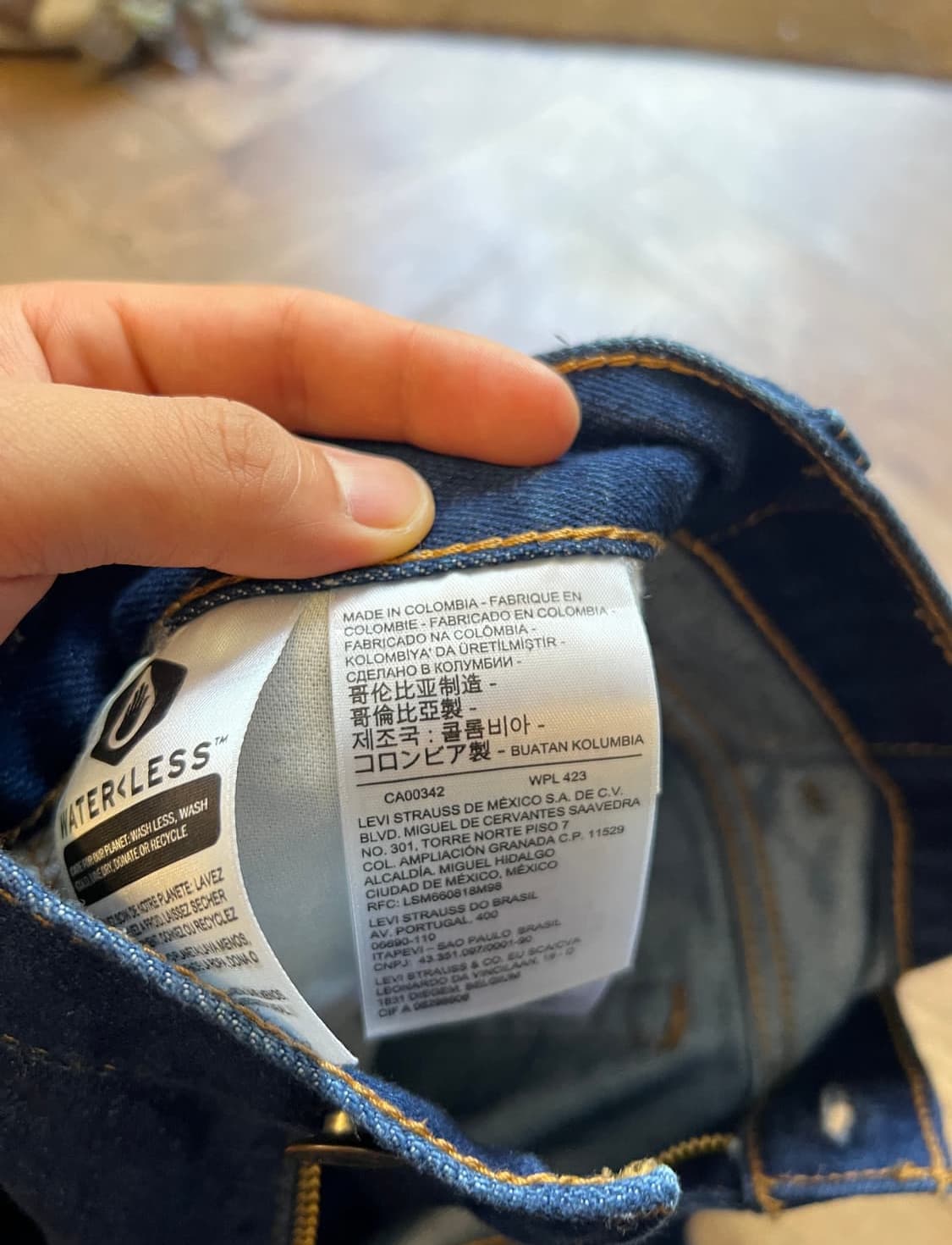 [33] 리바이스 517 부츠컷 플레어핏 진청 데님 팬츠 상품이미지6