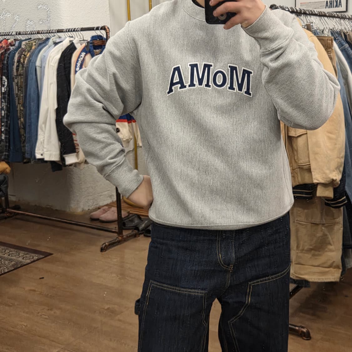 챔피언 모마 리버스위브 맨투맨 m 상품이미지7