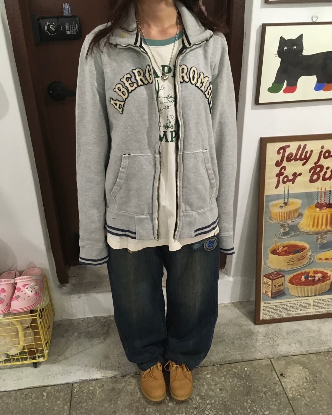 무료배송) ABERCROMBIE & FITCH VINTAGE OUTER 상품이미지5