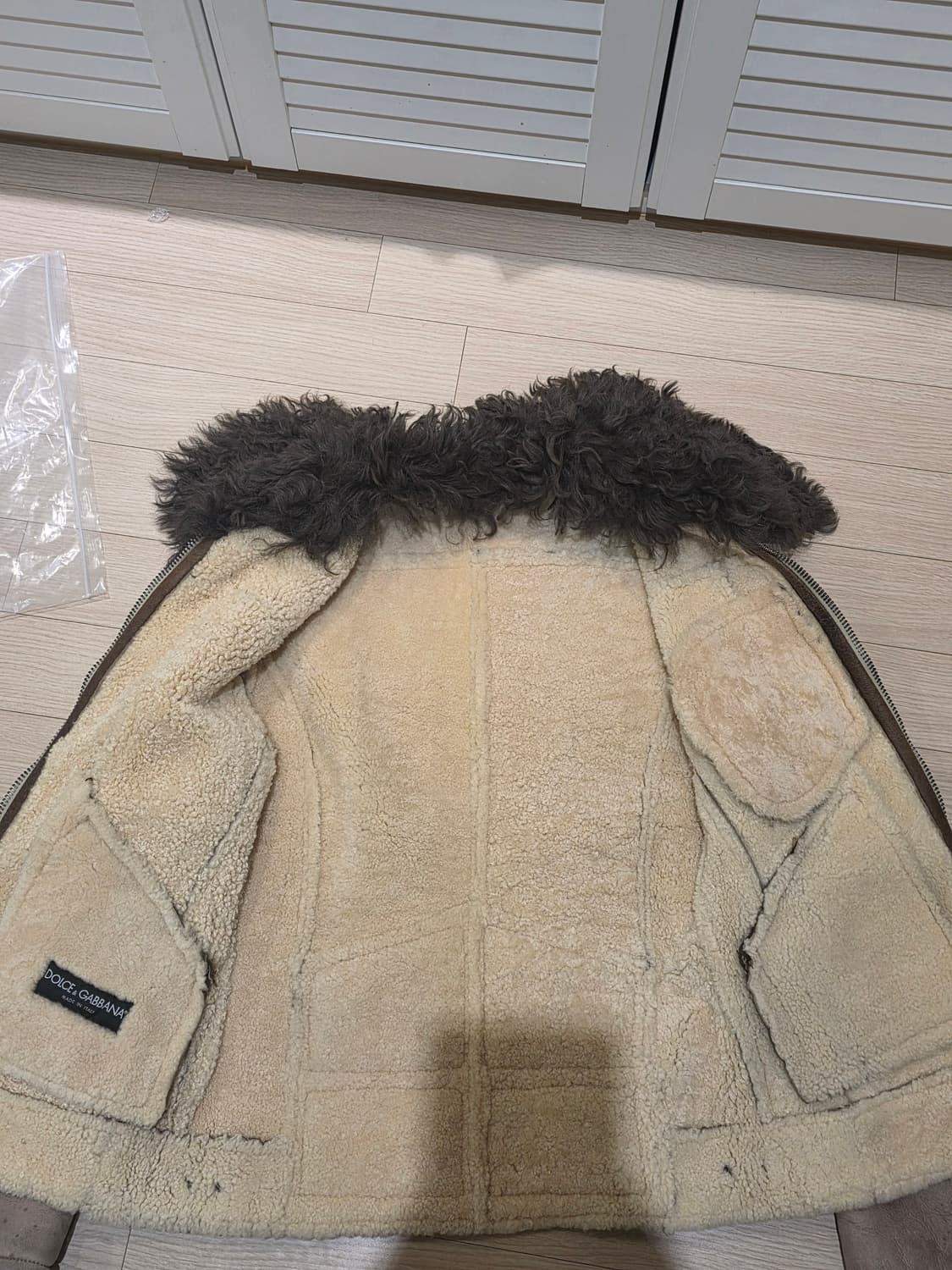 돌체앤가바나 런웨이 08FW 양가죽 무톤 자켓 52 상품이미지3