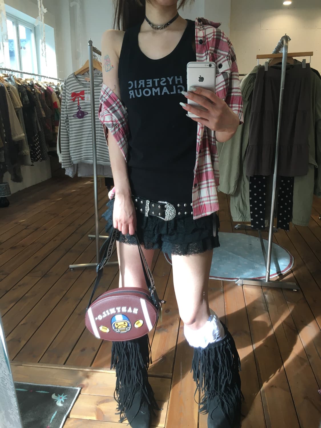 히스테릭글래머 블랙 나시 상품이미지3