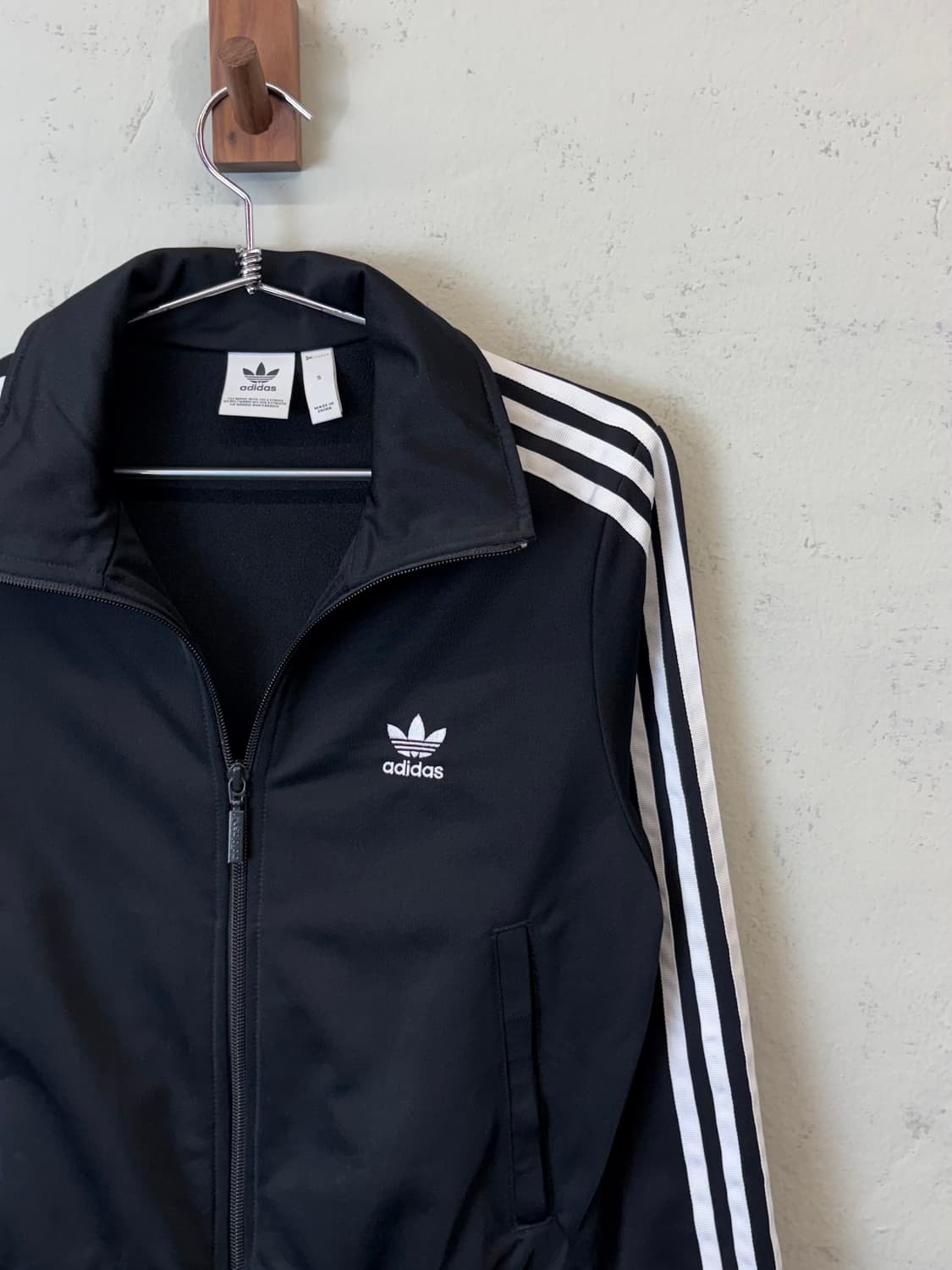 아디다스 파이어버드 크롭 삼선 트랙탑 져지 블랙 상품이미지2