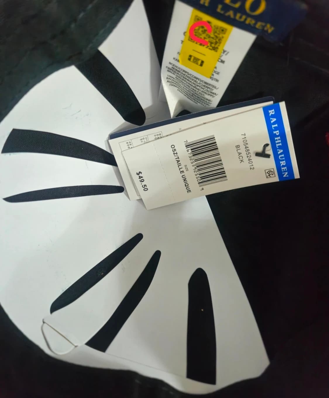 폴로모자 폴로볼캡 새상품(베이지.블랙) 상품이미지5