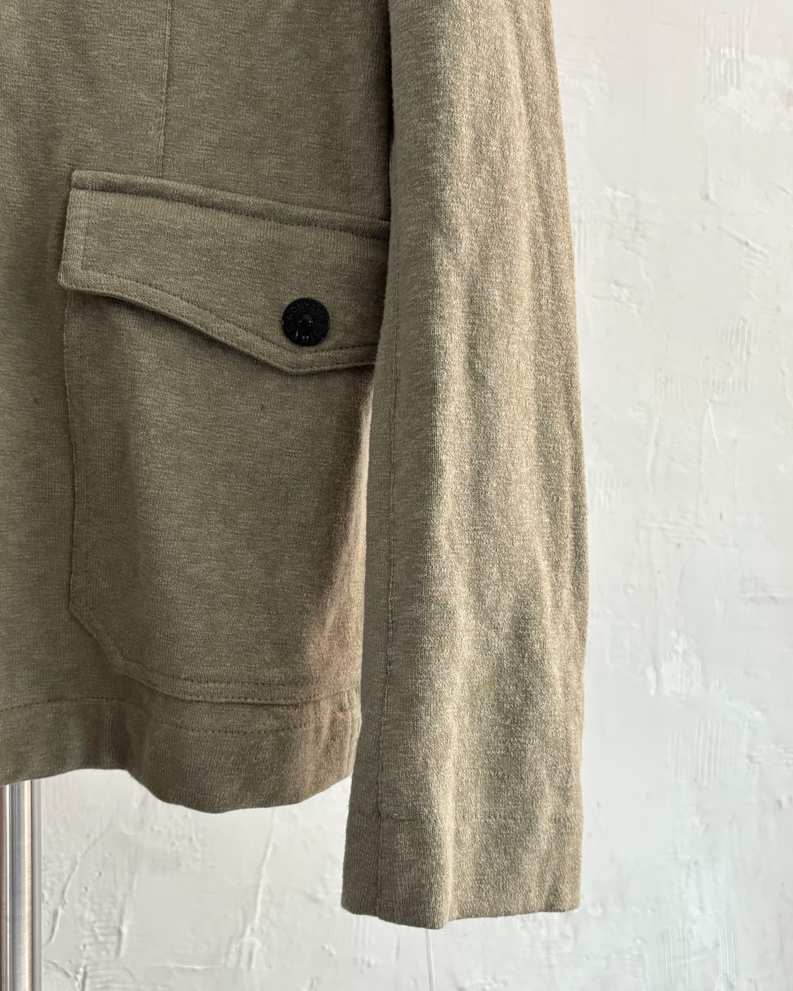 Stone Island 스톤아일랜드 올리브 그린 컬러 카라 필드 자켓 상품이미지5