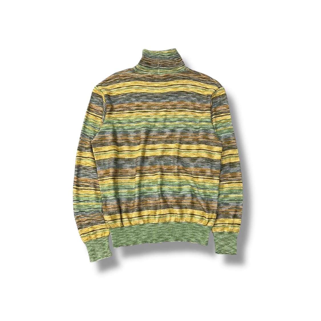  미쏘니 스포츠 스트라이프 터틀넥 니트 y14206 상품이미지3